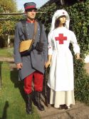 Soldat 1914 et infirmière 1914
