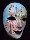 Peinture sur masque vénitien
